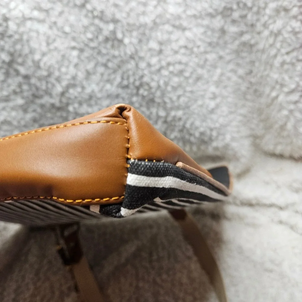 Vaan & Co Royce Rocco Upcycled‎ Canvas and Leather Tote